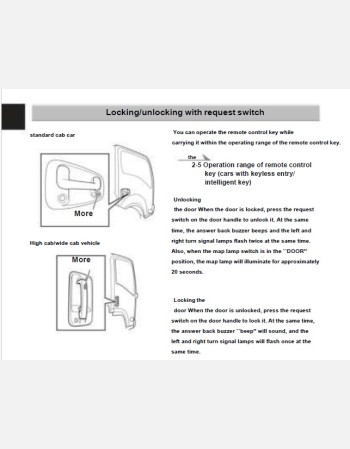 nissan atlas diesel 2023-2024 owners manual in english